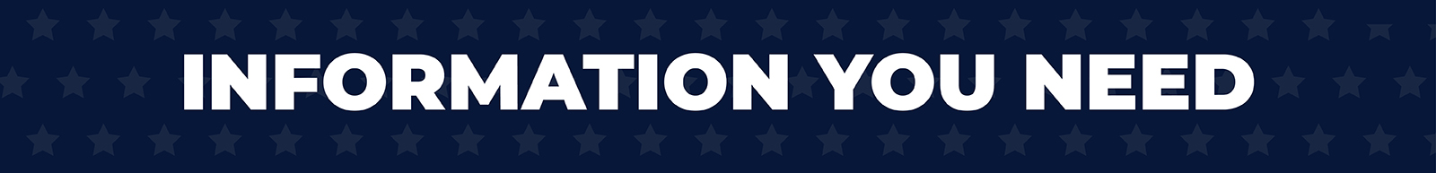 Information You Need