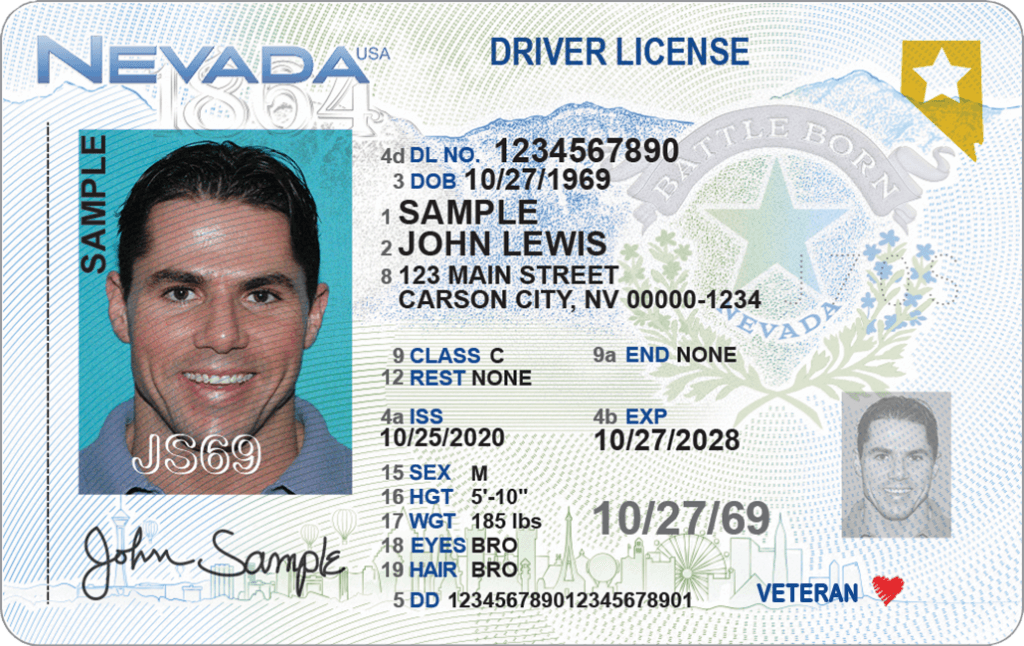 Nevada - identificación - residente