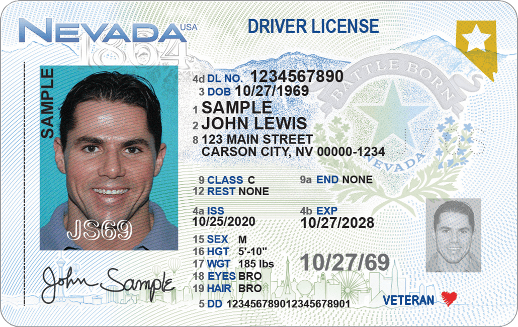 Nevada - identificación - residente