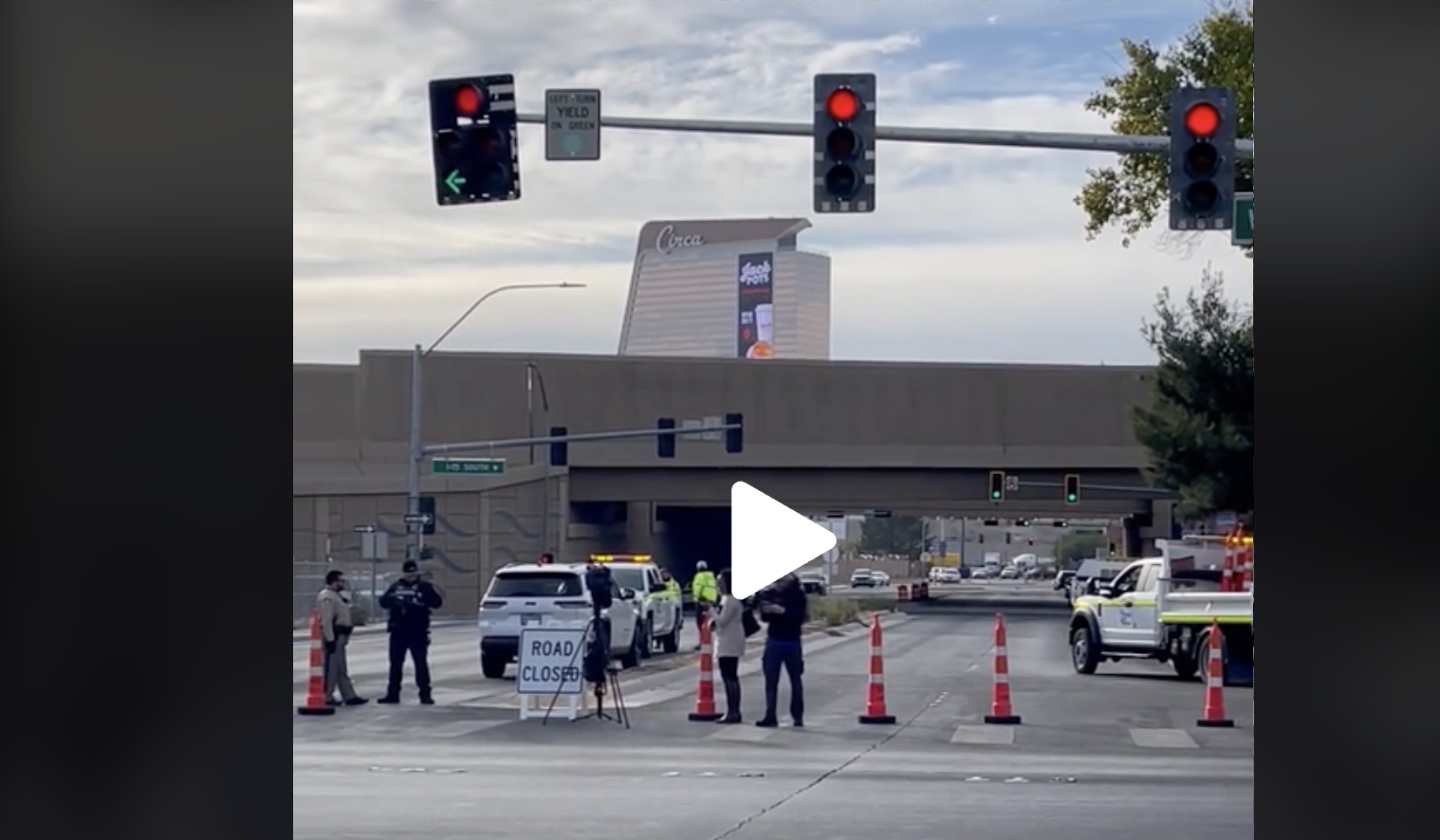 VIDEO: Driver arrested after 2 troopers killed in Las Vegas freeway hit-and-run was impaired, police say