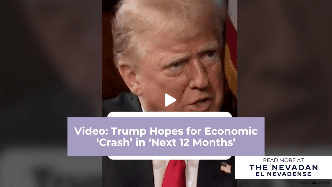 Video: Trump Hopes for Economic ‘Crash’ in ‘Next 12 Months’ Video: Trump Hopes for Economic ‘Crash’ in ‘Next 12 Months’