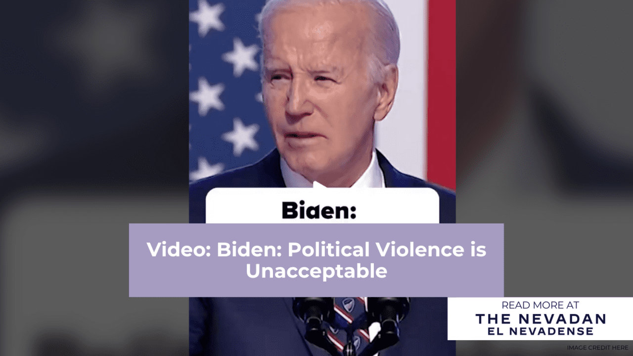 Video: Biden: Political Violence is Unacceptable Video: Biden: Political Violence is Unacceptable