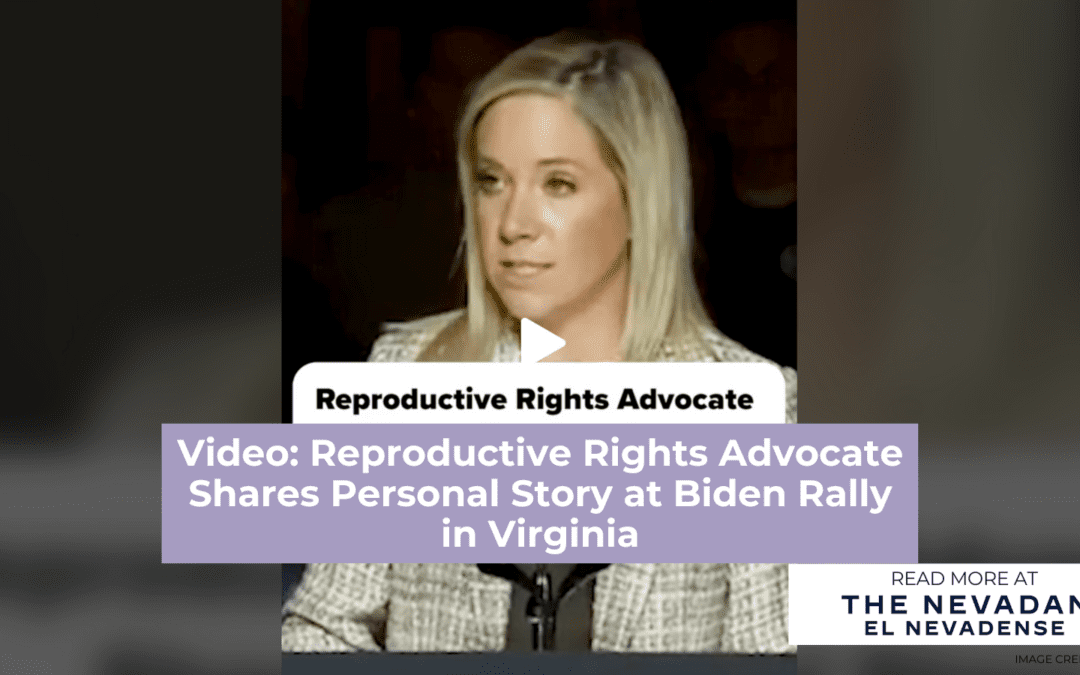 Video: Reproductive Rights Advocate Shares Personal Story at Biden Rally in Virginia