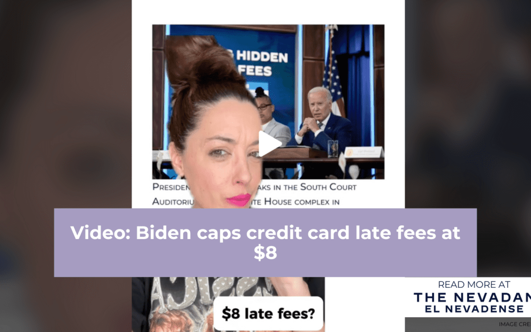 Video: Biden caps credit card late fees at $8