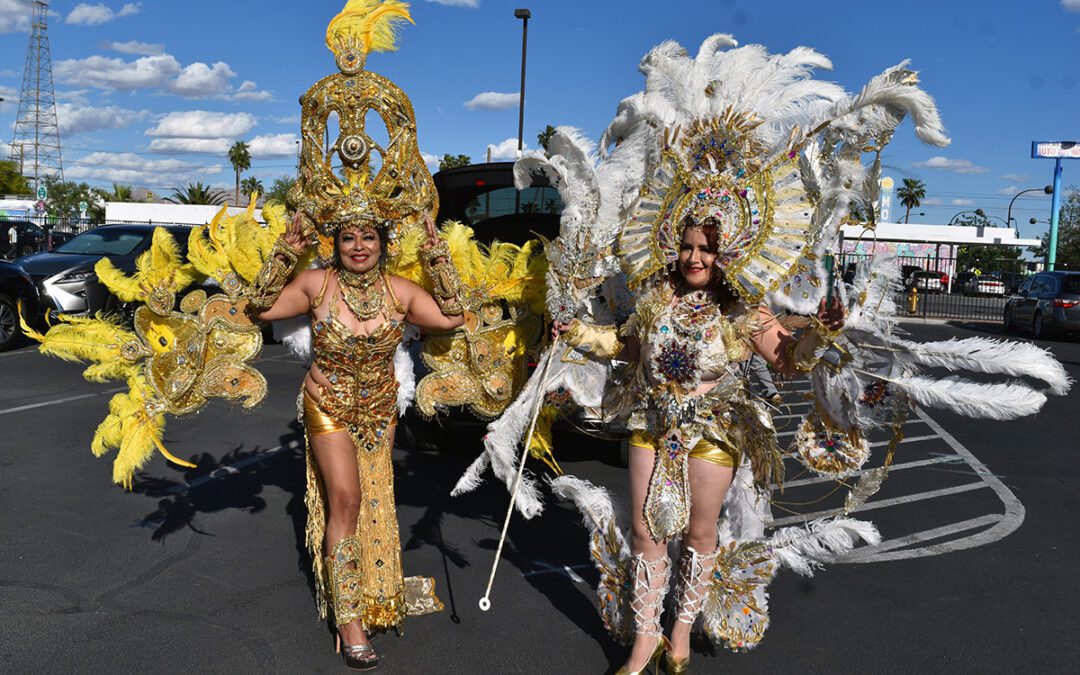 Colorido Carnaval Las Vegas Internacional Mardi Gras 2024