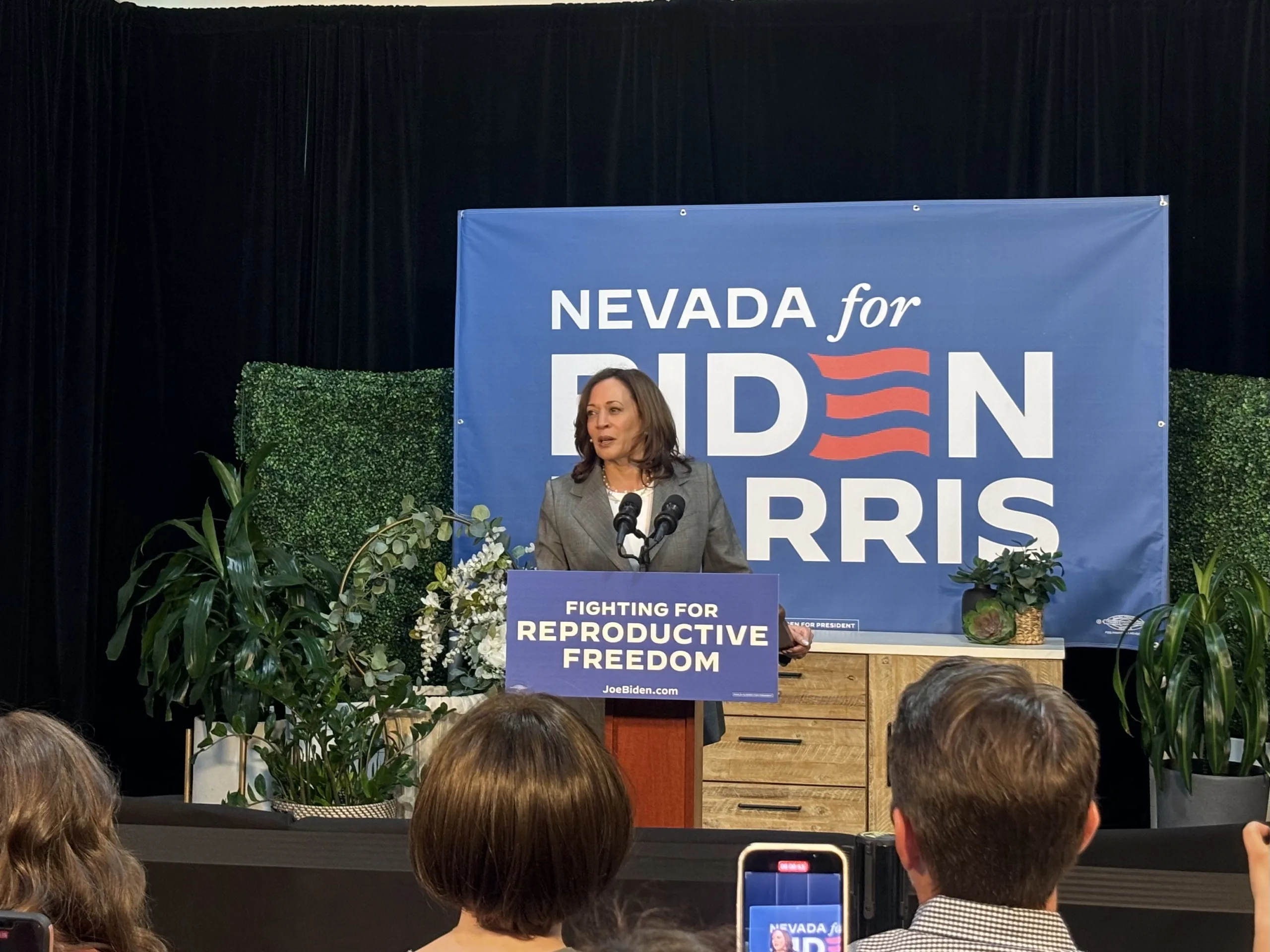 VP Harris urges Nevadans to support abortion rights ballot measure