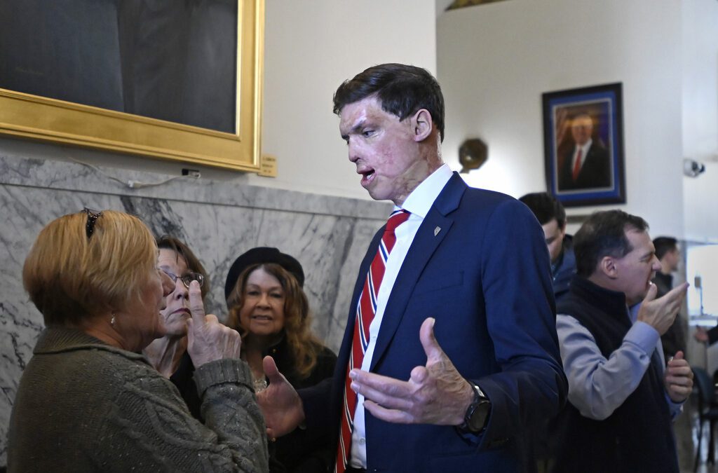 Sam Brown opposes many gun safety reforms. How will that shape the 2024 US Senate race?