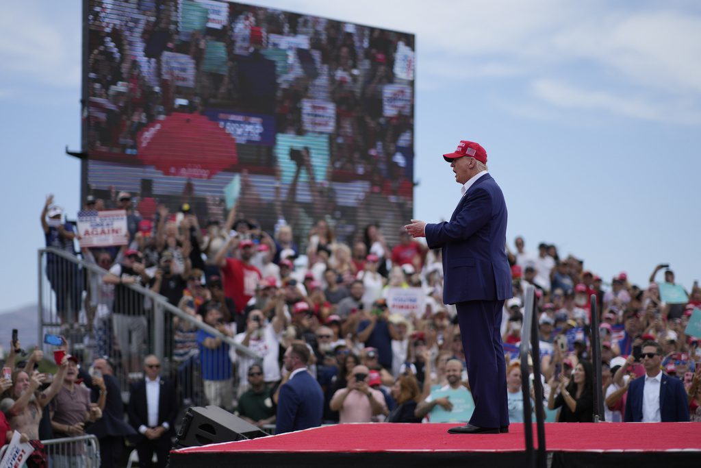 What Trump said during his visit to Las Vegas