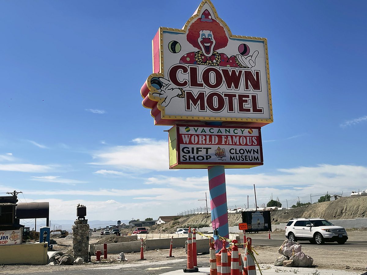 The Clown Motel, conocido como “The America’s Scariest Experience” se encuentra en Tonopah, Nevada.