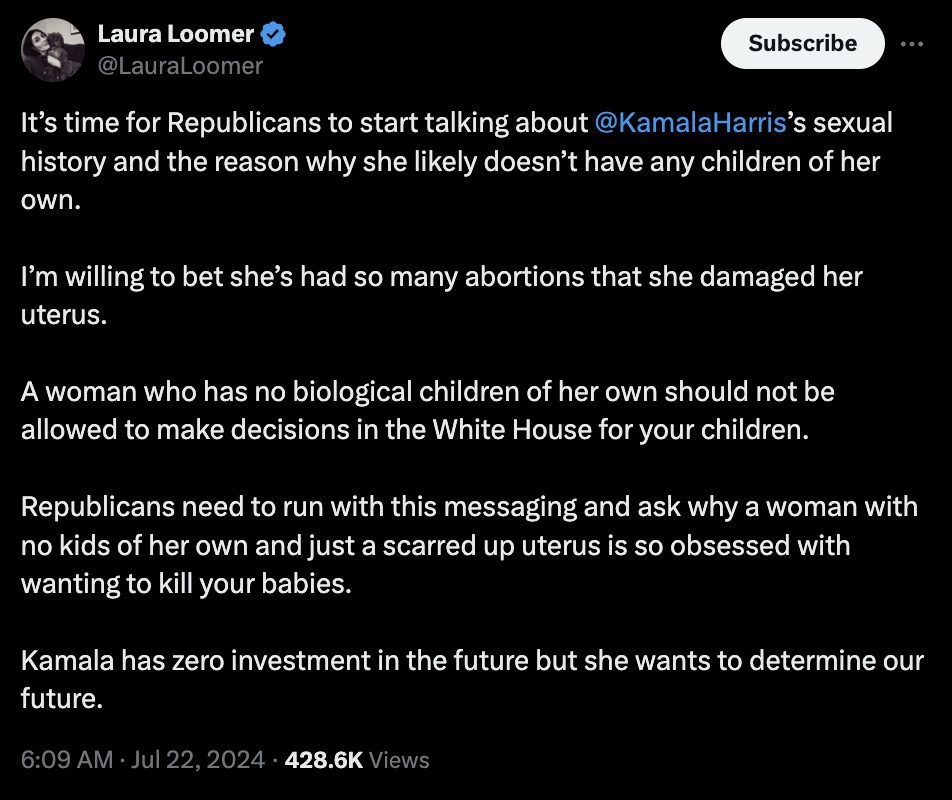 The far-right loses its mind over Kamala Harris