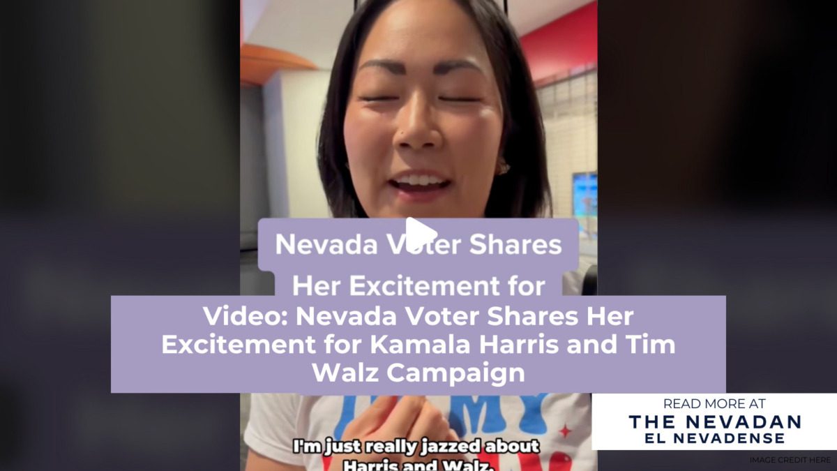 Video: Nevada voter shares her excitement for Kamala Harris and Tim Walz campaign