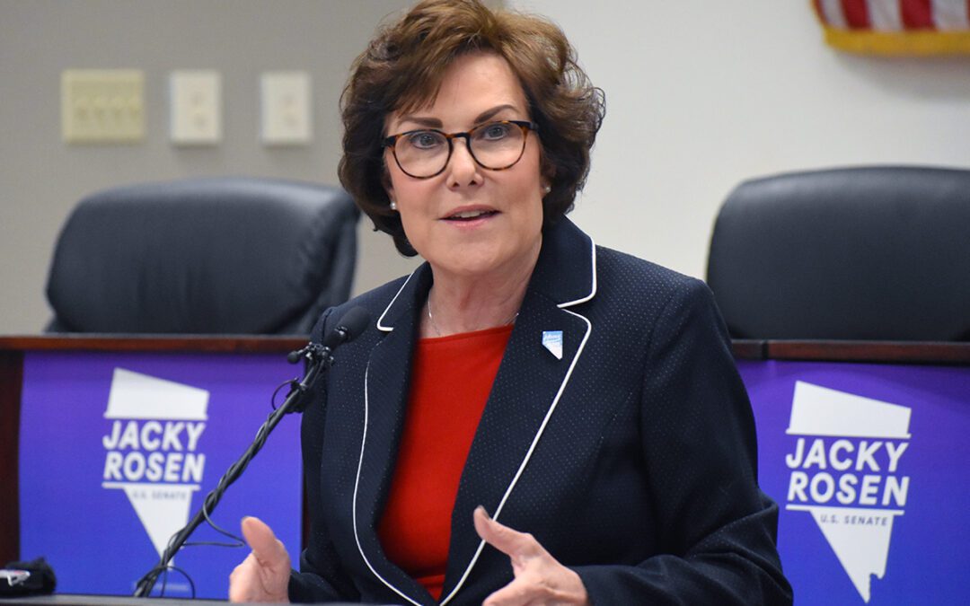 “¡Gracias Nevada! Me siento honrada y agradecida de continuar sirviendo como su senadora federal”: Jacky Rosen