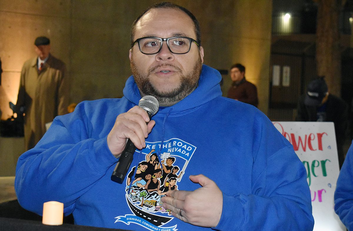 Se manifestaron en Las Vegas activistas y defensores de los inmigrantes contra las órdenes ejecutivas de Trump