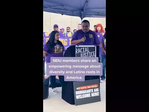 SEIU members share an empowering message about diversity and Latino roots in America
