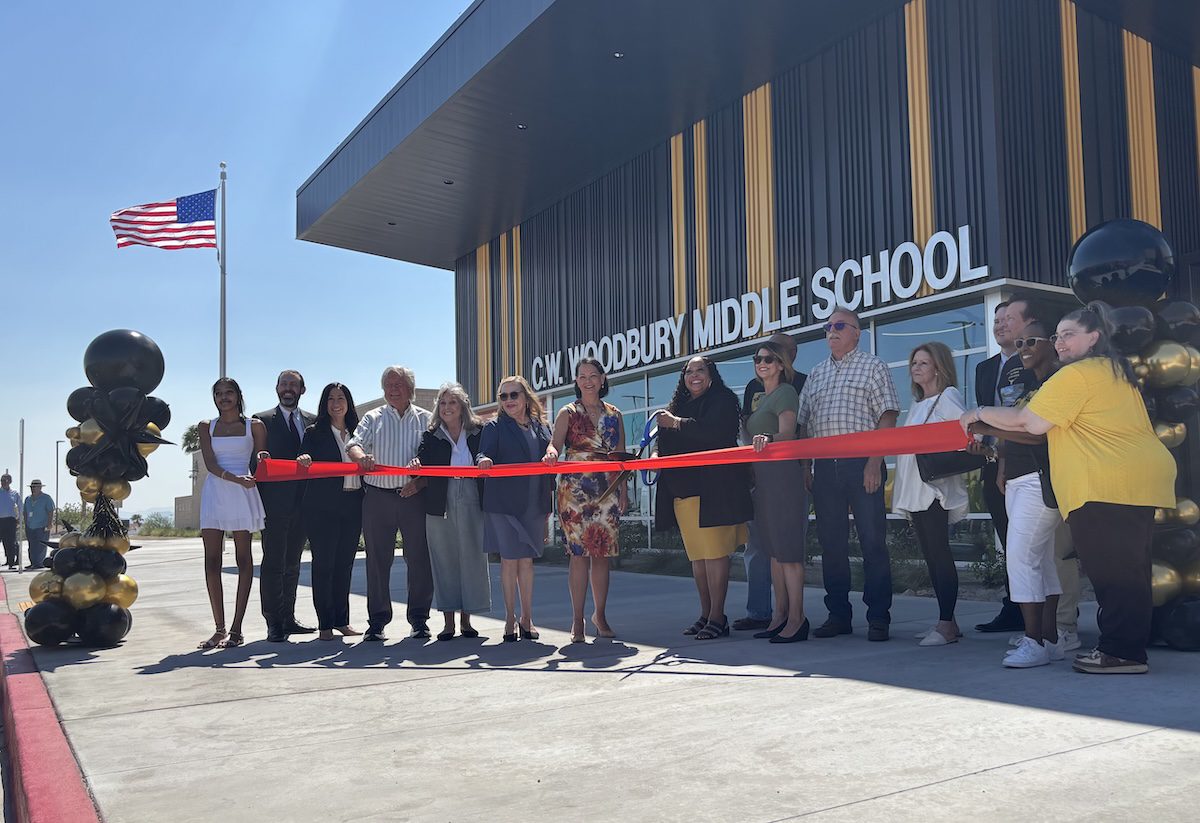 Bright windows and working AC: Woodbury Middle School debuts new campus