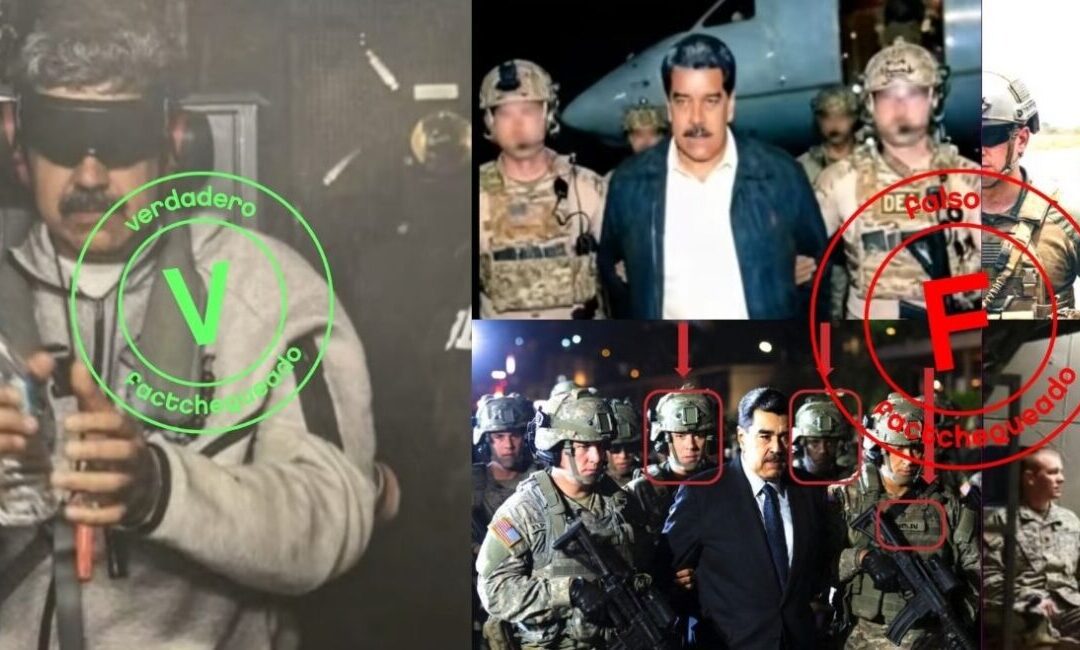 Verdad o IA: imágenes de la detención de Nicolás Maduro