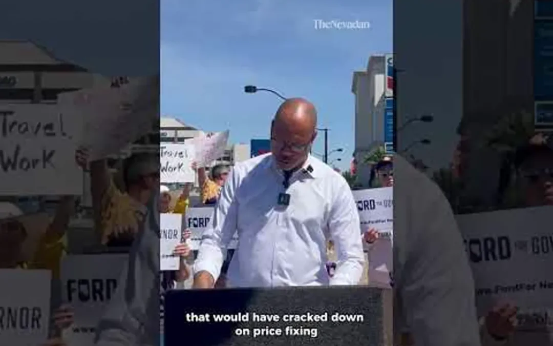 Nevada AG Ford pushes anti-price gouging bill vetoed by GOP Gov. Lombardo at presser