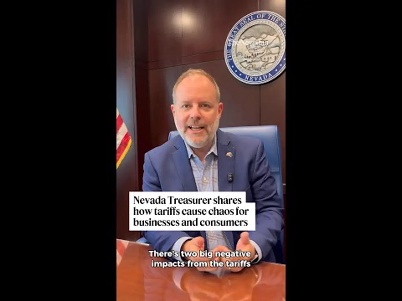 Nevada Treasurer shares how tariffs cause chaos for businesses and consumers