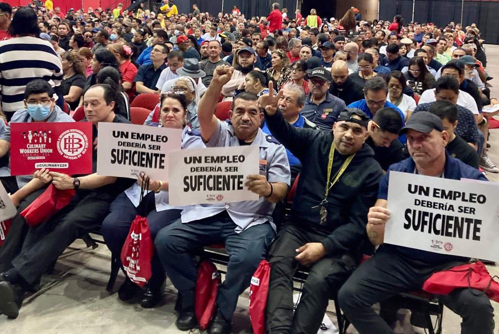 The largest labor union in Nevada is ready to go on strike