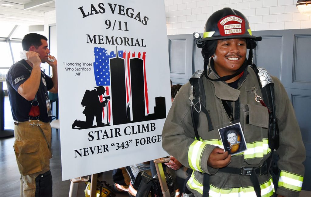 Albergó el STRAT evento anual “Las Vegas 9/11 Memorial Stair Climbing”