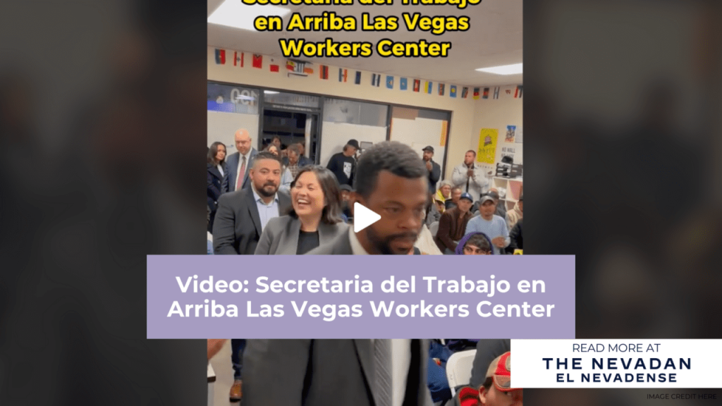 Video: Secretaria del Trabajo en Arriba Las Vegas Workers Center