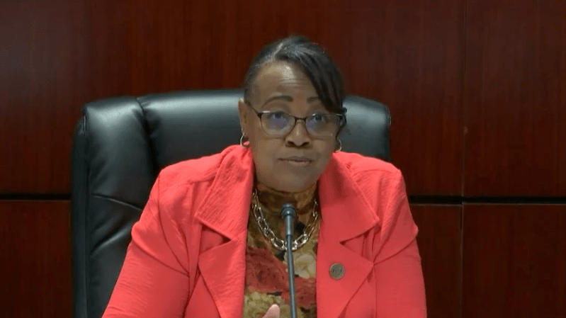 FILE - Nevada Assemblywoman Daniele Monroe-Moreno, chair of the Interim Finance Committee