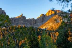 A beautiful view of the rock formations at Great Basin National Park