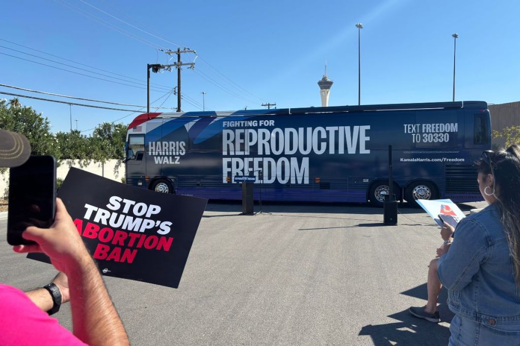 Reproductive rights advocates urge Nevadans to vote for Harris and Question 6