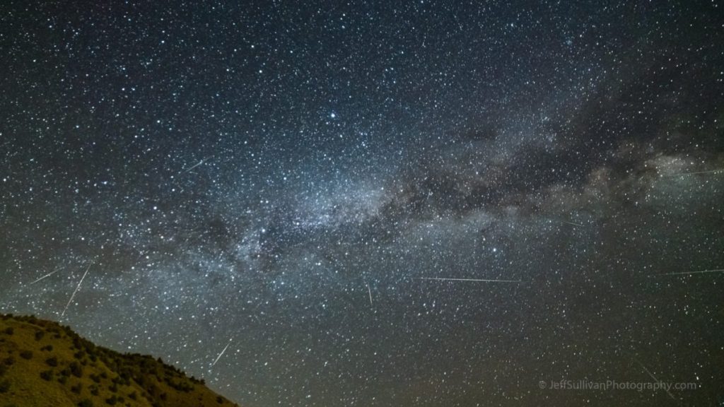 Night sky with stars.