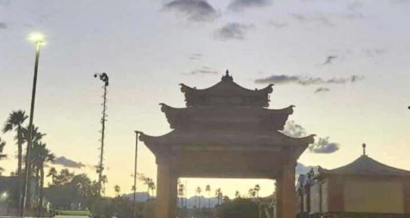 Las Vegas China architecure
