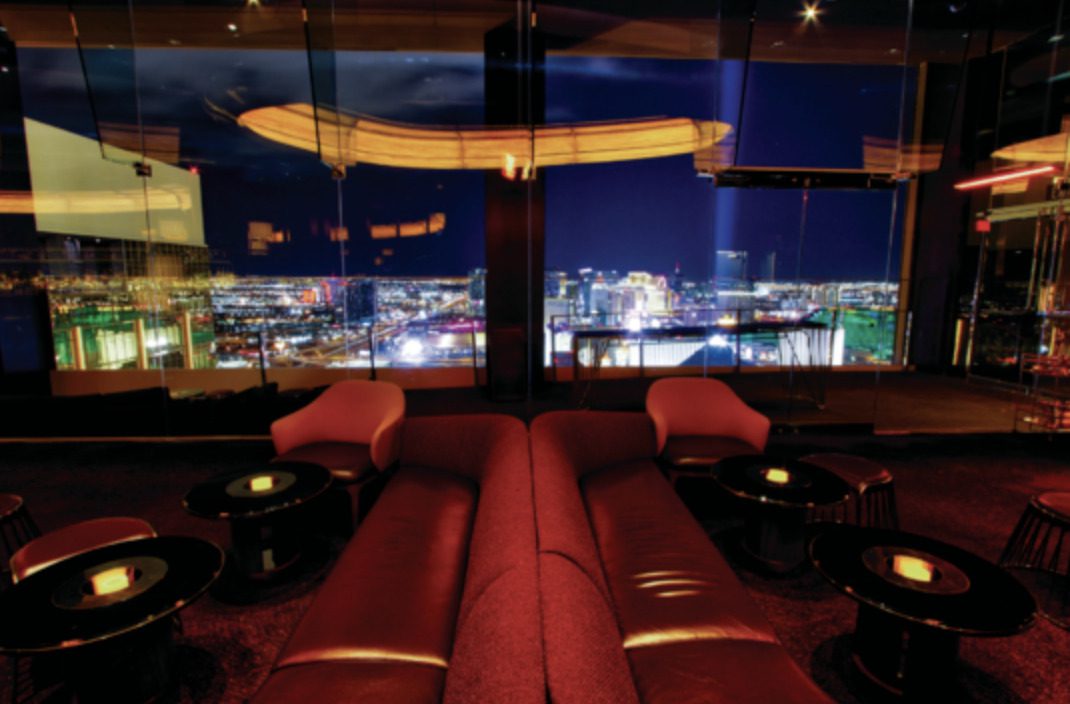 Interior of the Skyfall Lounge