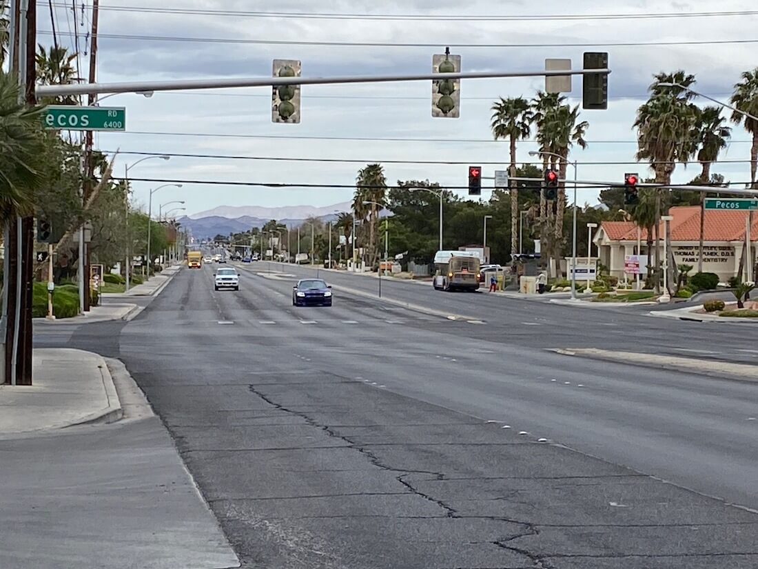 Intersection of Eastern and Pecos in Las Vegas. 