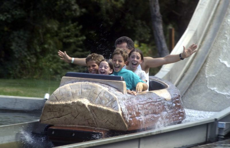 Riders enjoying a ride at The Great Basin Adventure park
