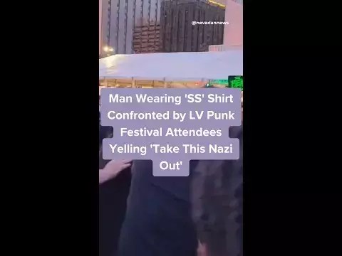 Man Wearing ‘SS’ Shirt Confronted by LV Punk Festival Attendees Yelling ‘Take This Nazi Out’