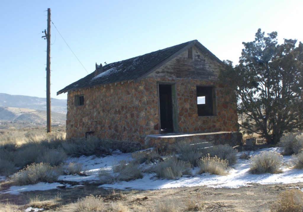 This stone cabin endured in Reno high desert for over 80 years. Then it was gone