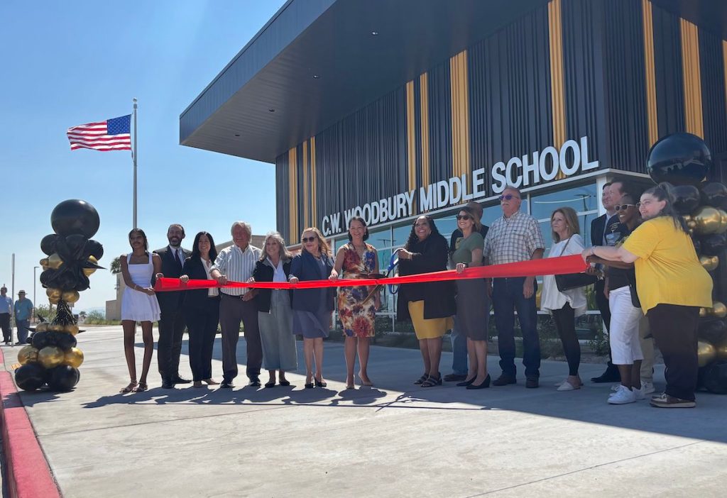 Bright windows and working AC: Woodbury Middle School debuts new campus