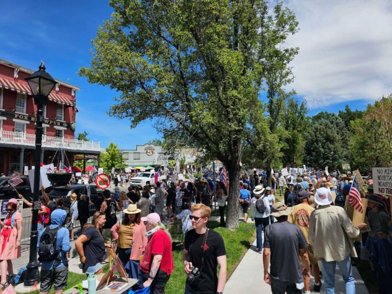 Tens of thousands of Nevadans are expected to turn out for "No Kings" protests Saturday against President Donald Trump.