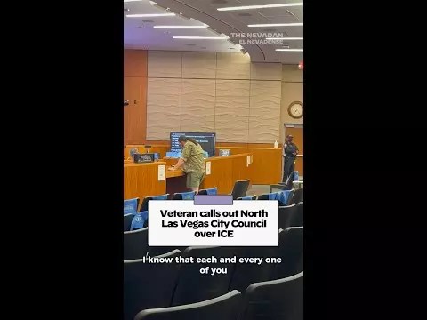 Veteran calls out North Las Vegas City Council over ICE