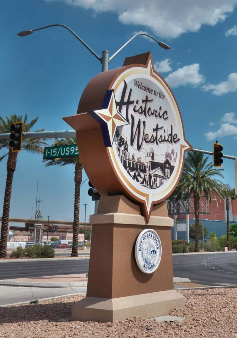 Historic Westside Las Vegas, or the Westside, originated in 1905 as a small townsite west of the railroad tracks in Downtown Las Vegas.