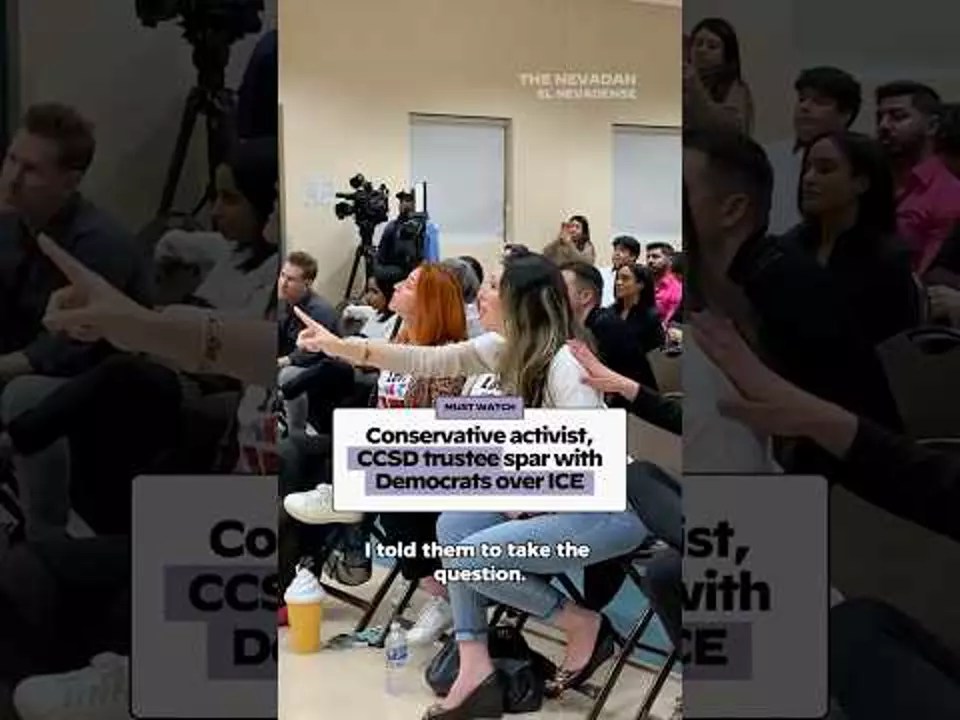 Conservative activist, CCSD trustee spar with Democrats over ICE