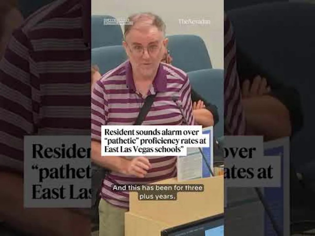 Resident sounds alarm over “pathetic” proficiency rates at East Las Vegas schools