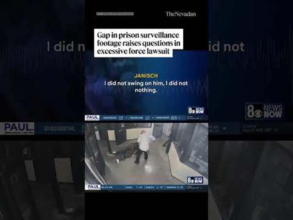 Gap in prison surveillance footage raises questions in excessive force lawsuit