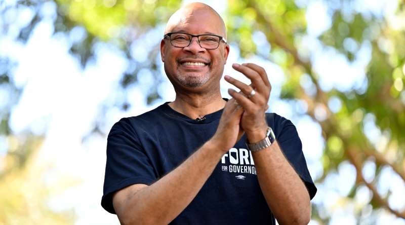 Nevada Attorney General and gubernatorial candidate Aaron Ford speaks at a labor union campaign event on Saturday, Sept. 12, 2026, in Las Vegas.